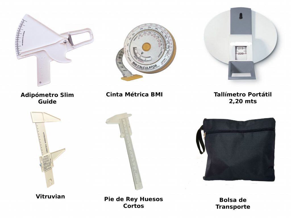 Kit Completo De Antropometría X 6 Unidades Suministros Médicos A&G