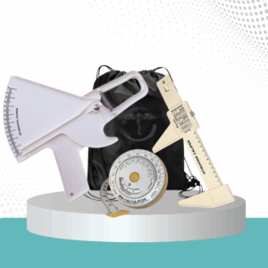 Kit Adipometro Slim Guide + Cinta Métrica + Vitruvian - Blanco