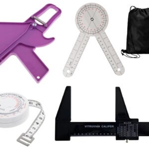 Kit Adipometro Slim Guide + Cinta Métrica + Vitruvian