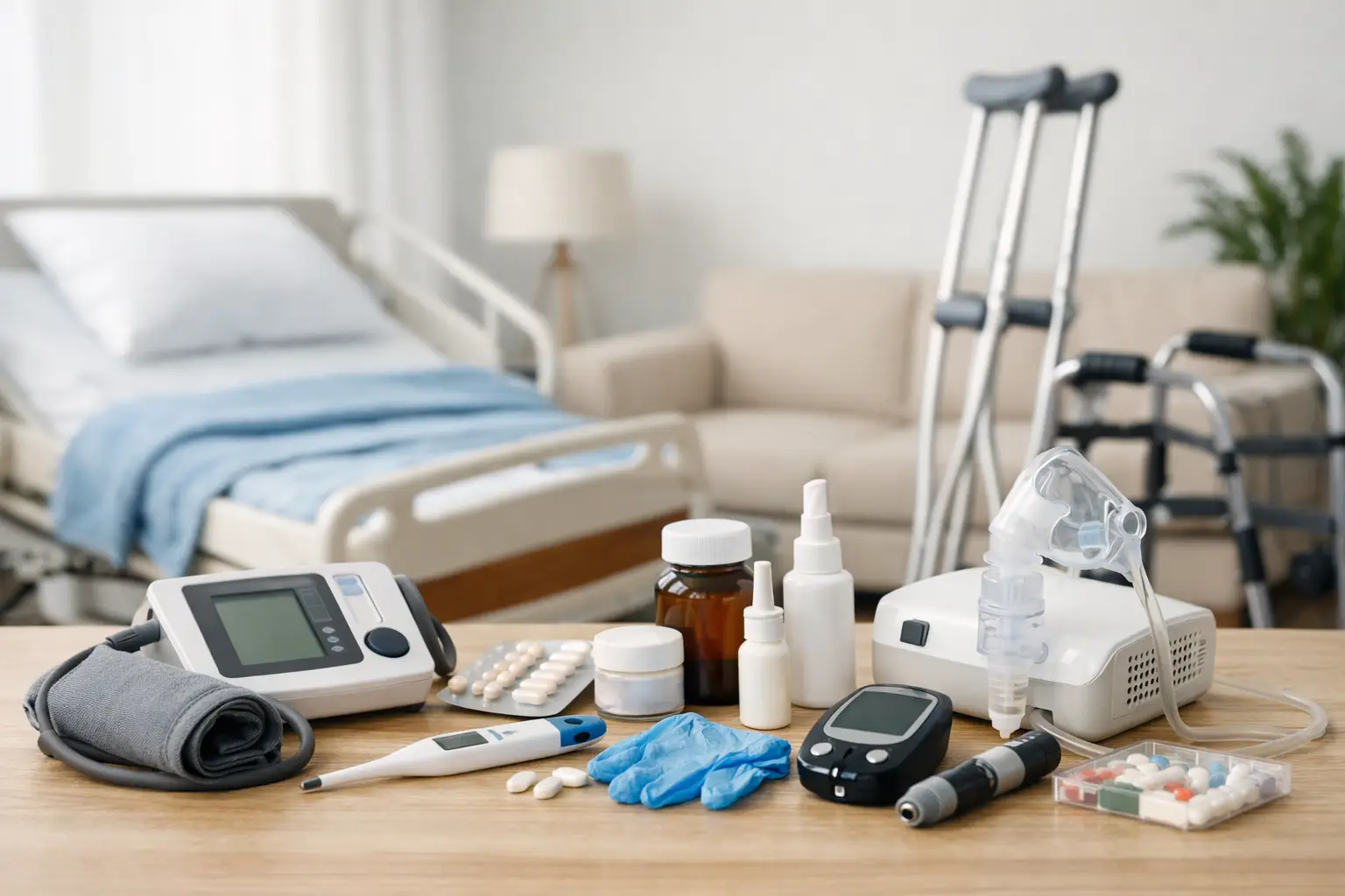 Productos médicos para cuidado en casa