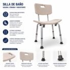 Silla de baño para adultos mayores para ducha en casa