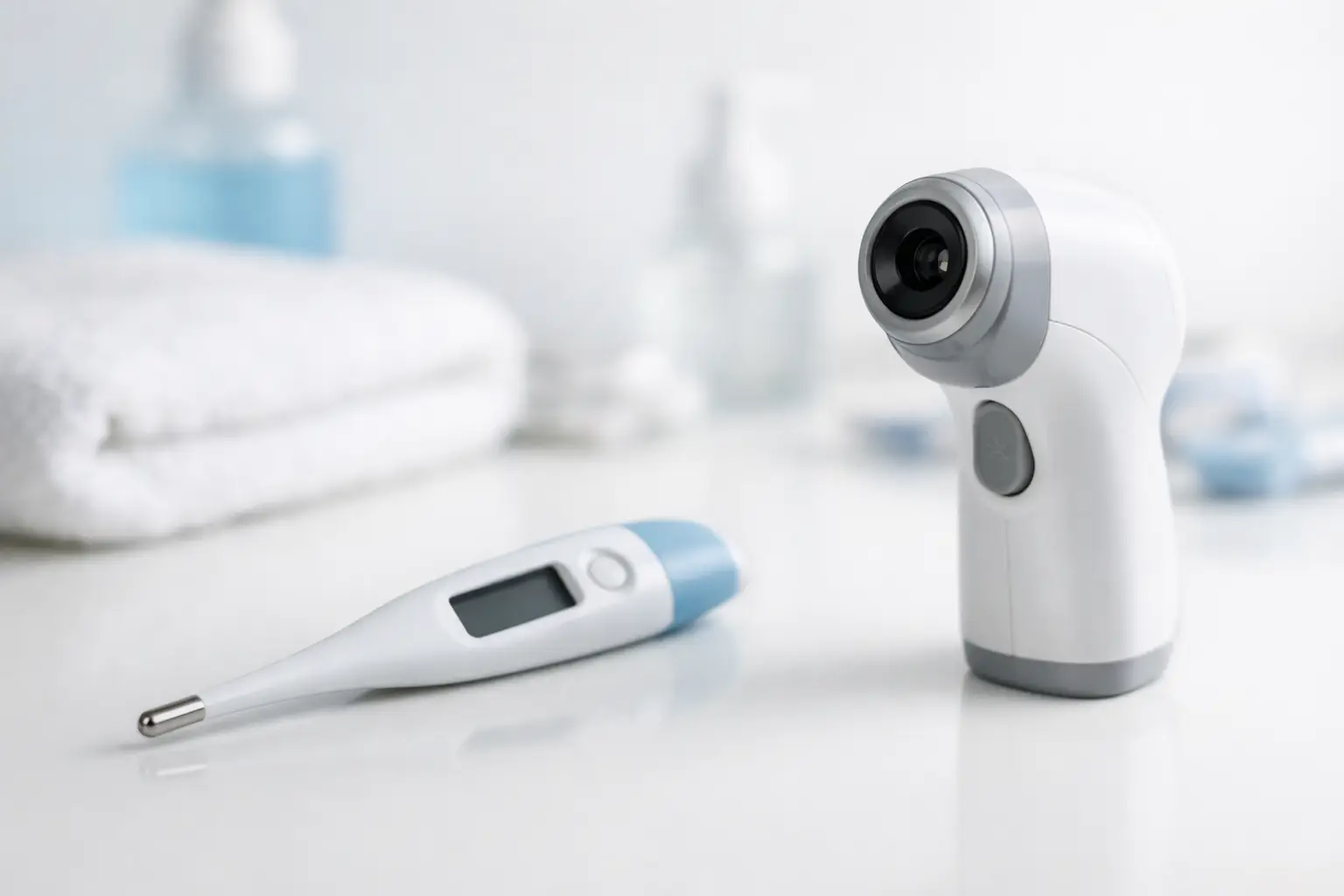 ¿Termómetro digital o infrarrojo médico?