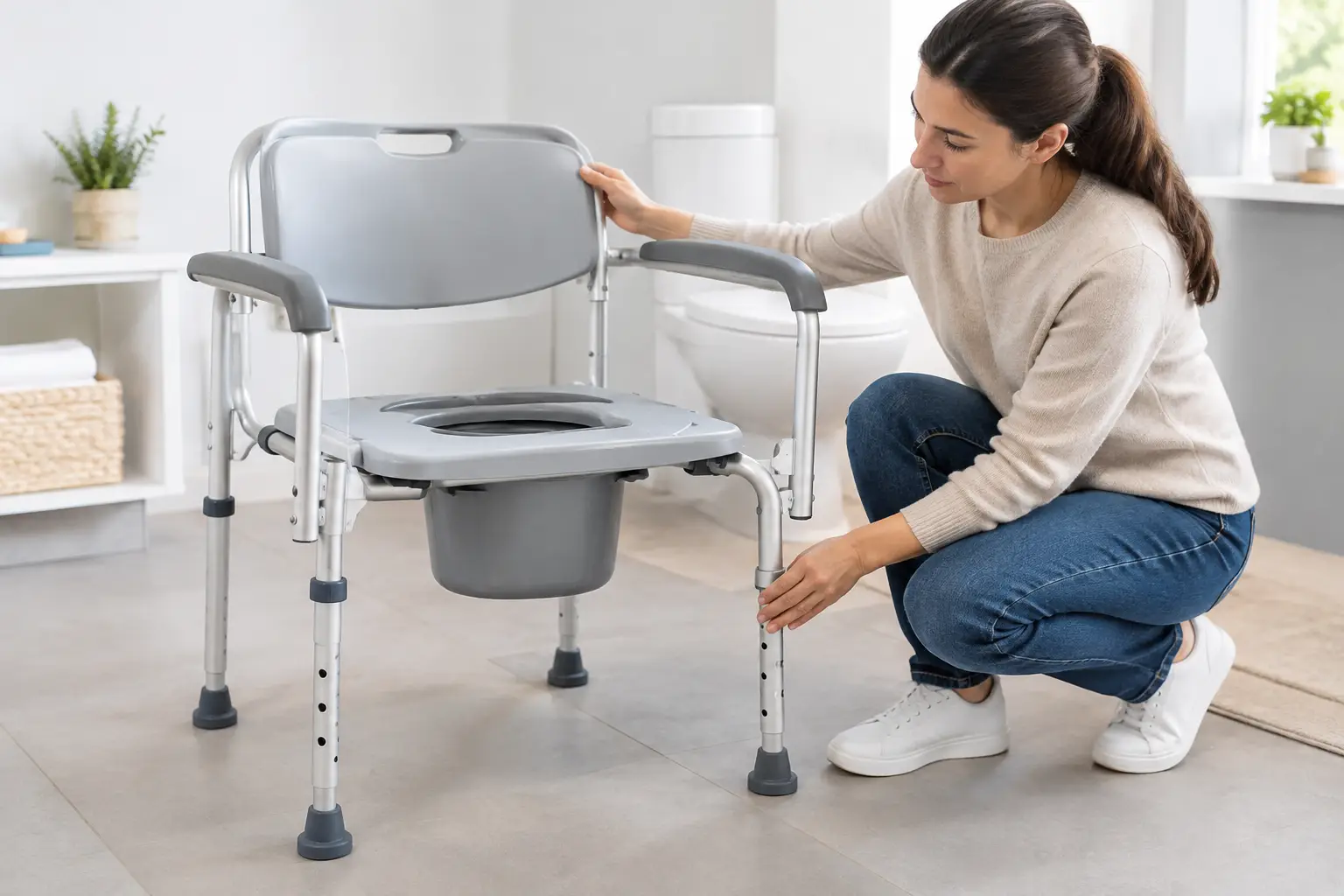 Cómo elegir una silla sanitaria ajustable