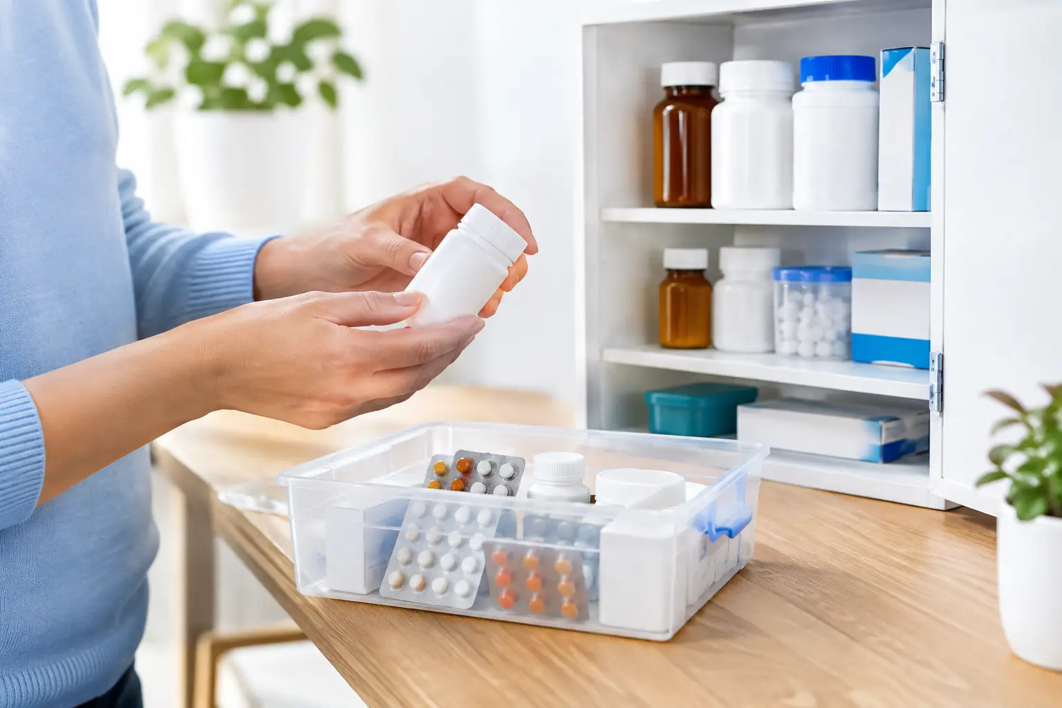 Guía para almacenar medicamentos en casa